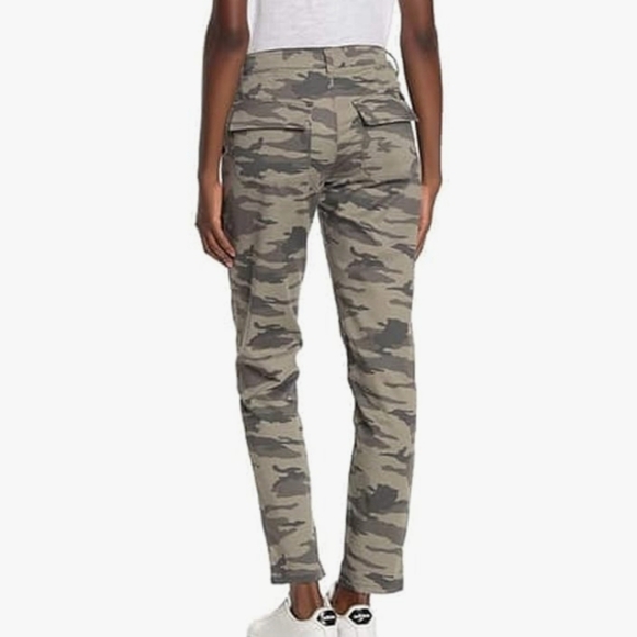 Sanctuary Gray Camouflage Military High-rise Trousers S - Picture 2 of 11